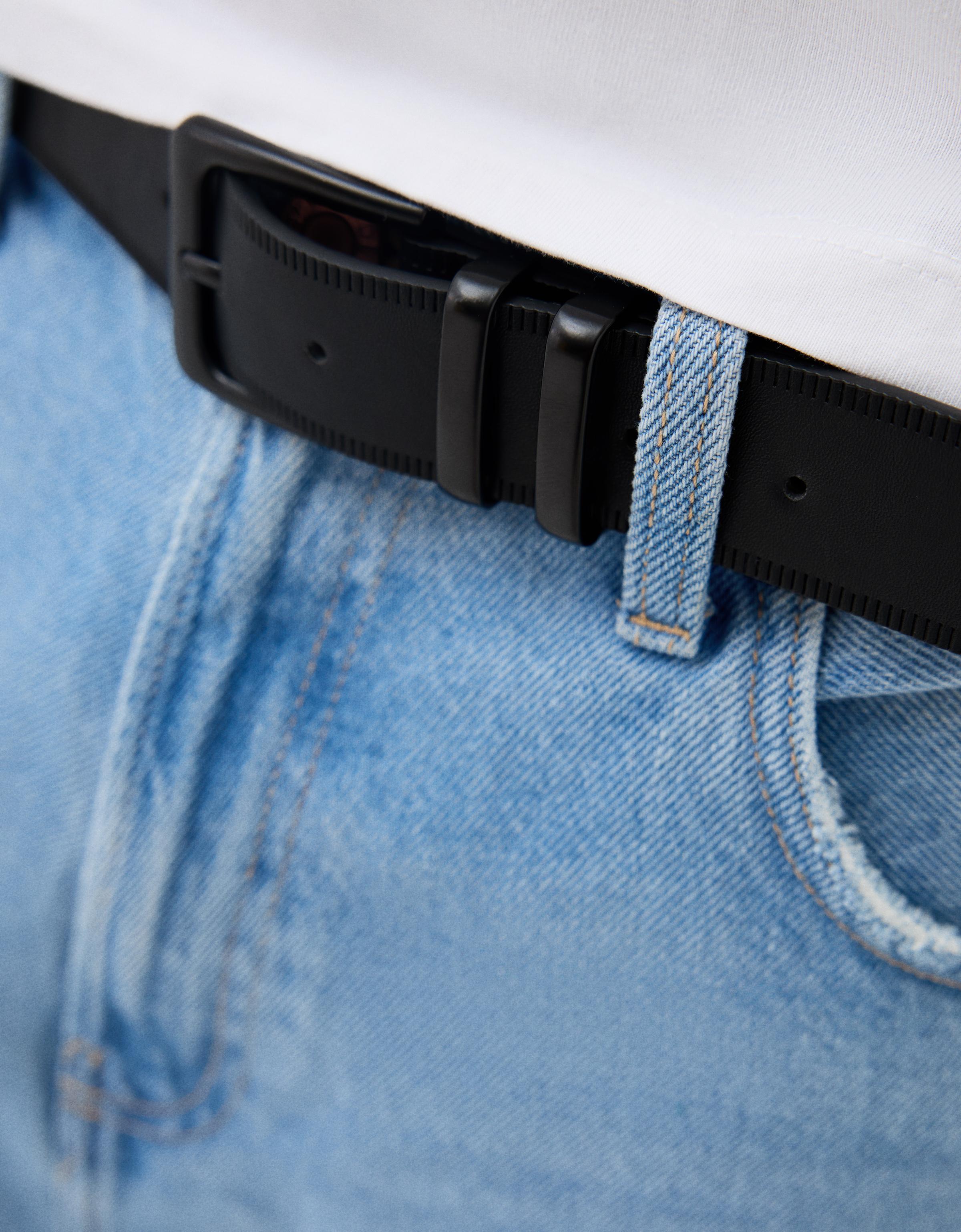 Embossed belt Accessories Men Bershka
