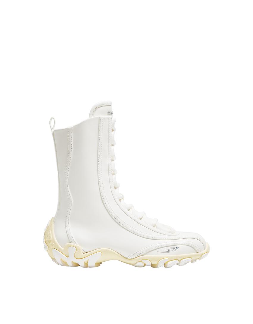 Boxschuhe ohne Kern-Weiss