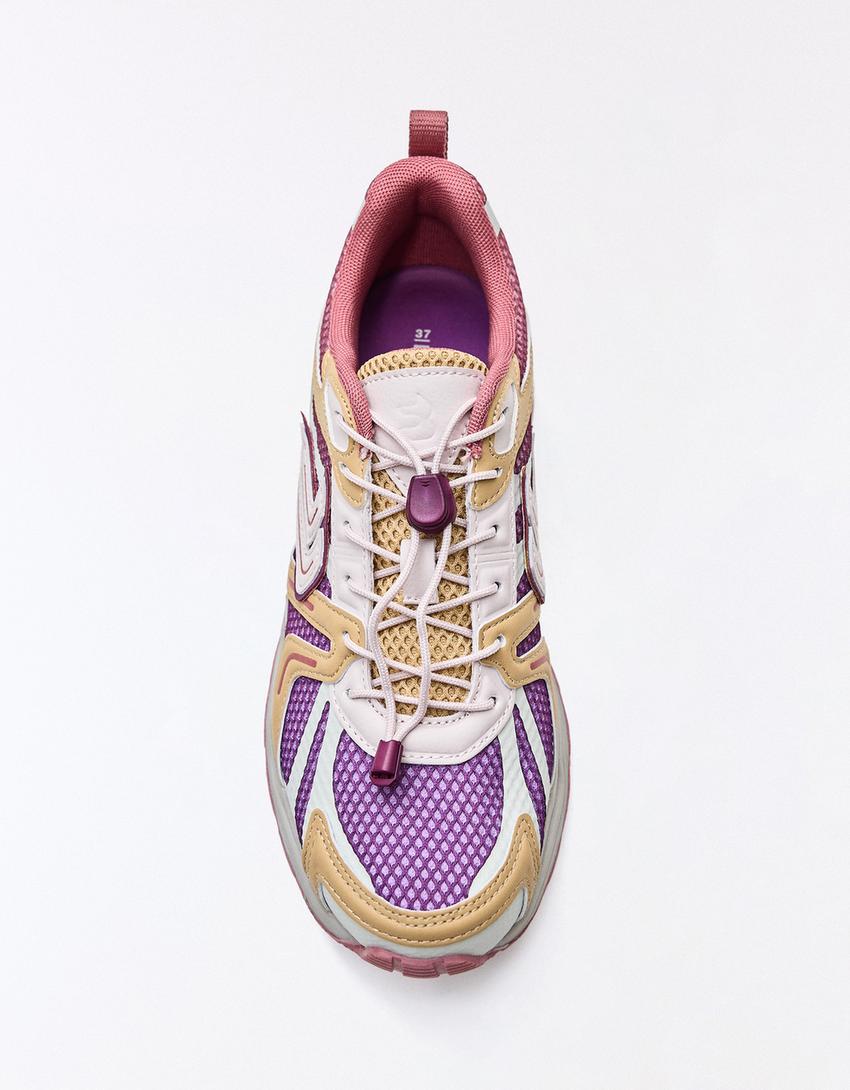 Sneaker multi-elementi-Multicolore