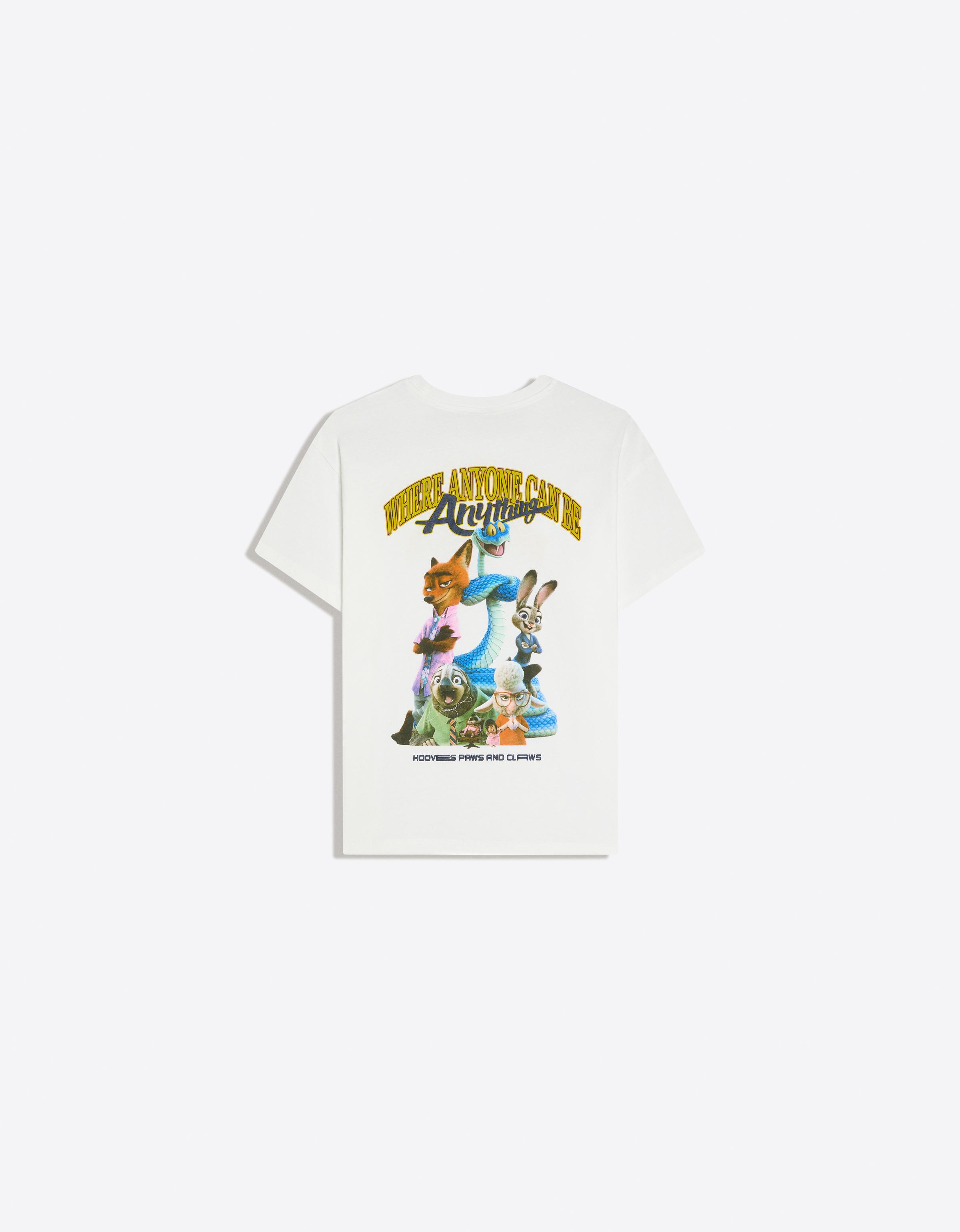 Oversize Zootropolis T-shirt — Off white