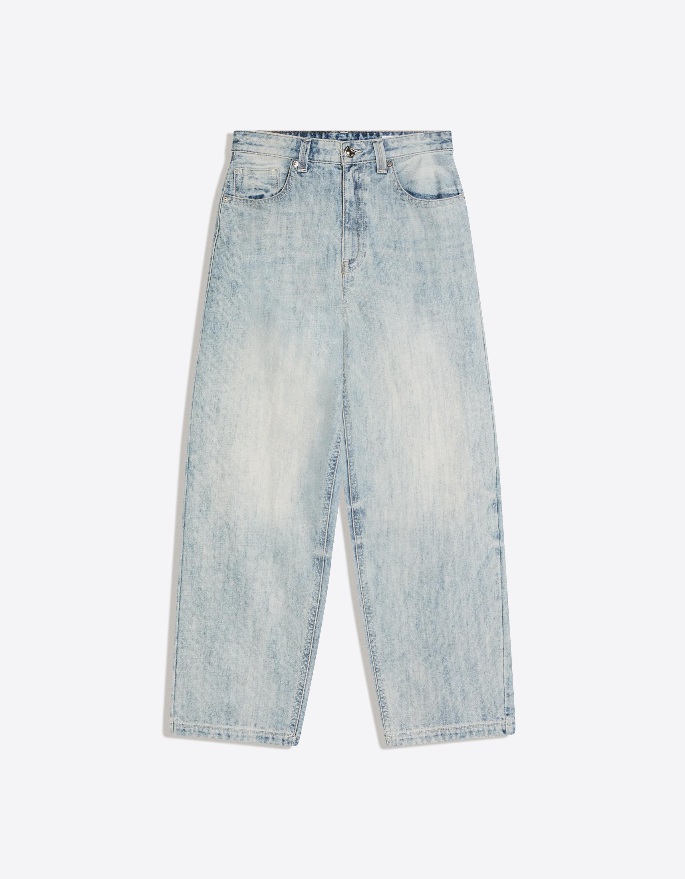 İşlemeli super baggy fit jean - Görsel 10