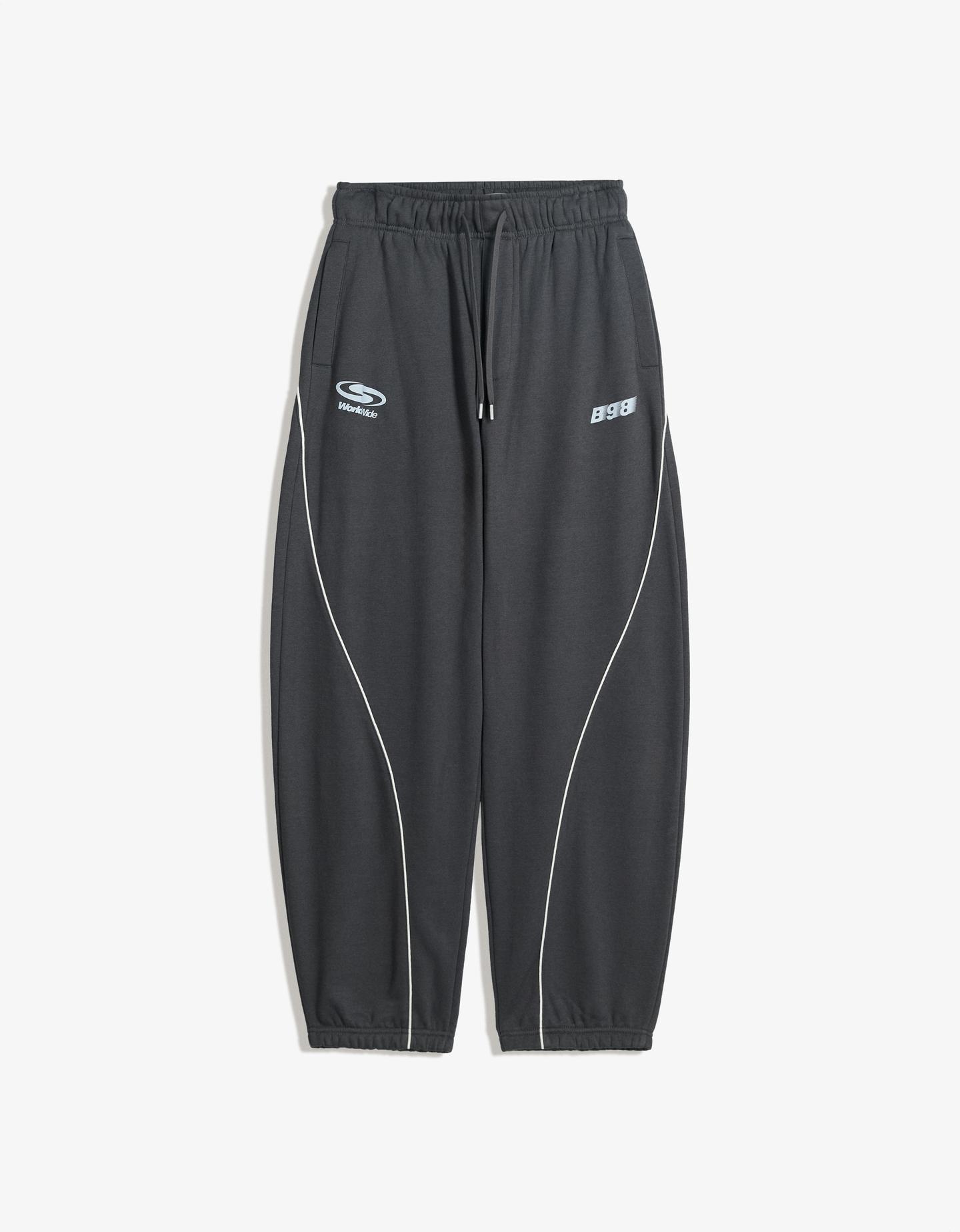 Bershka Pantalón Balloon Print Hombre L Azul
