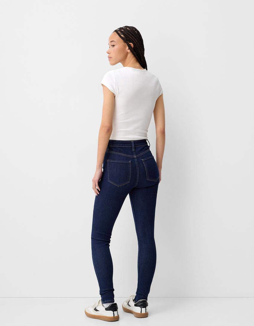 Jeans super high waist skinny-Marino