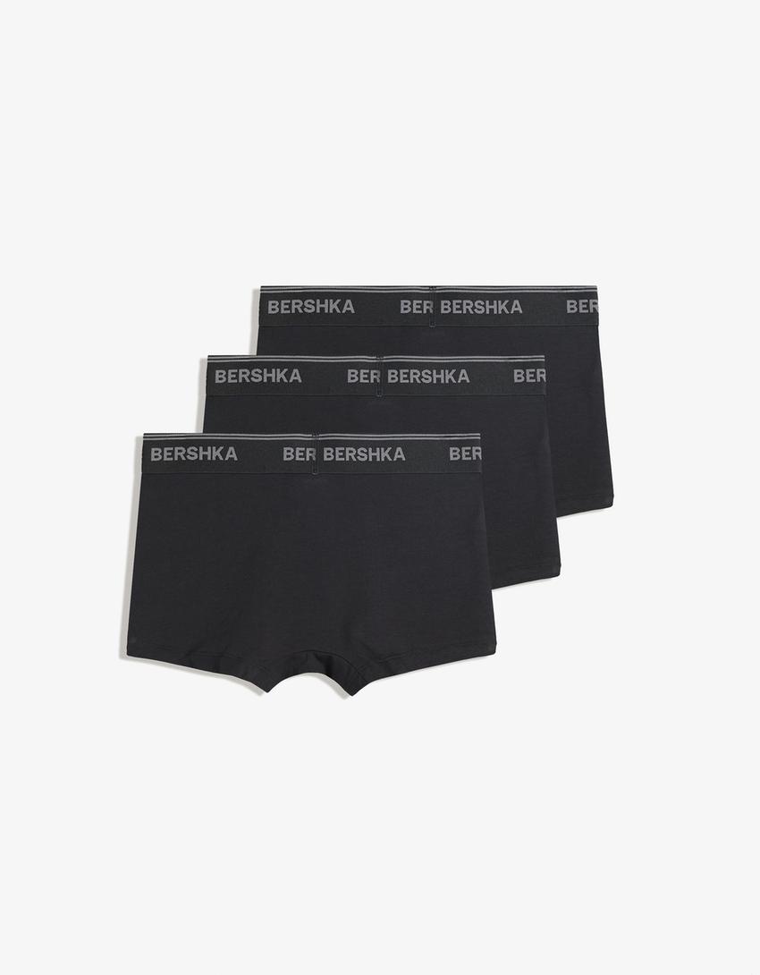 Lot de 3 boxers-Gris