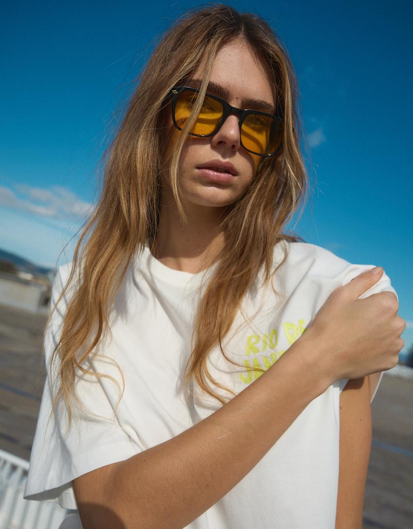 Short sleeve T-shirt-Off white