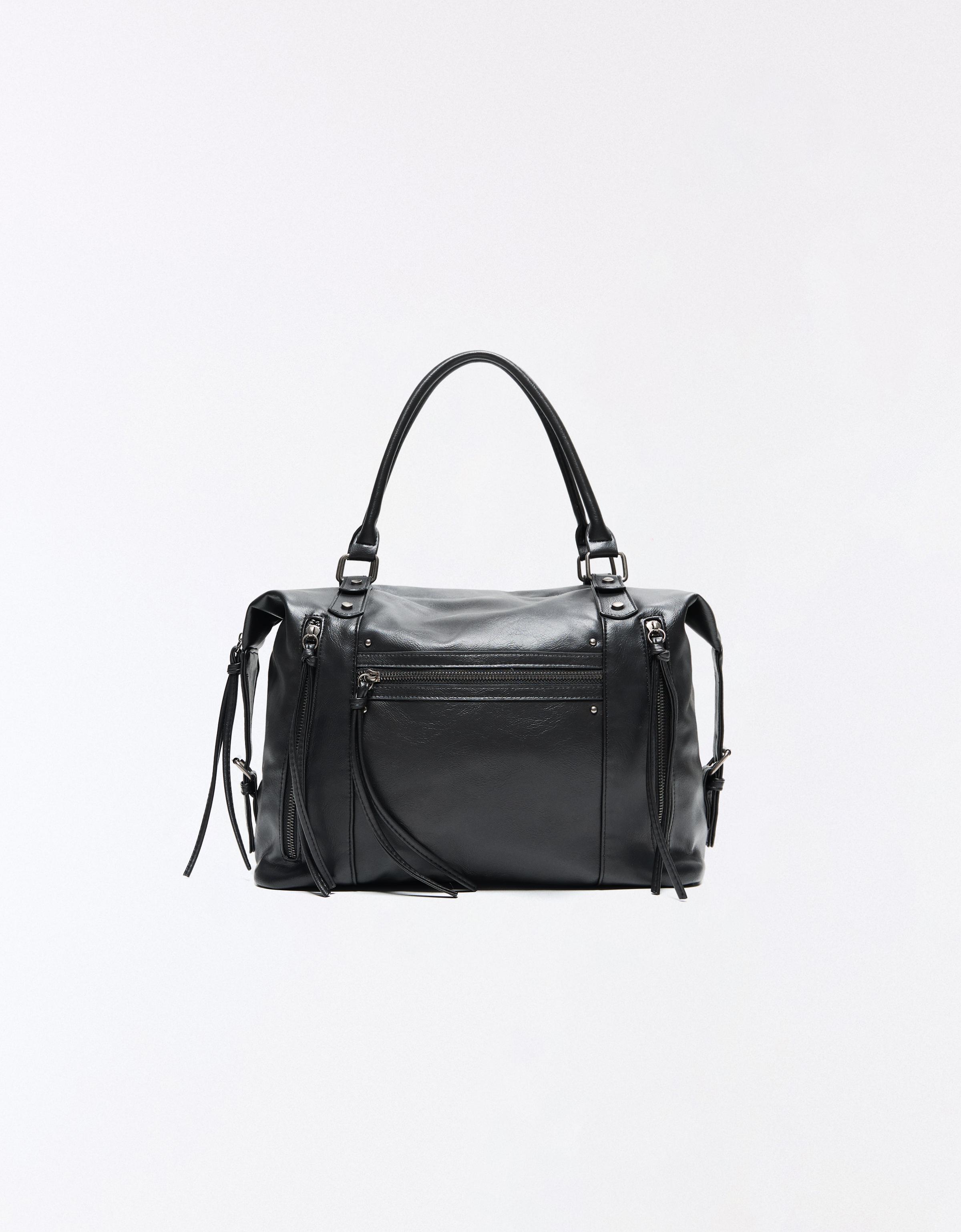 Zip-up bowling bag — Black