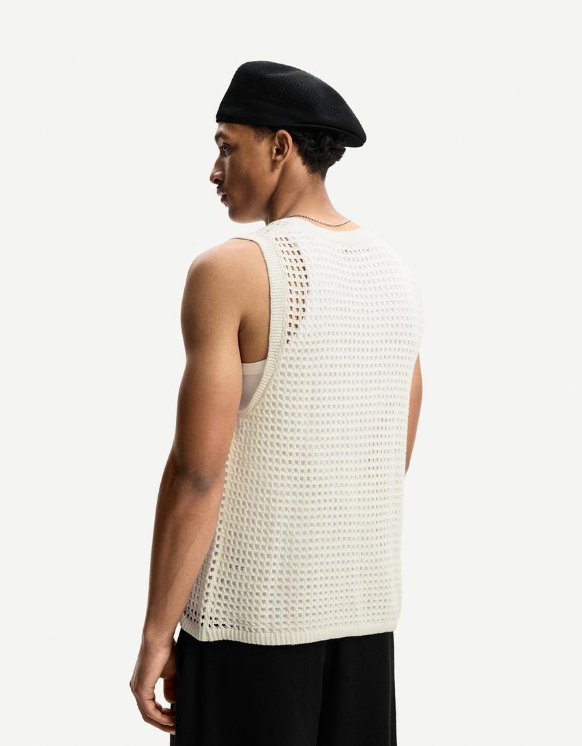 Mesh-Trägershirt-Weiss-1