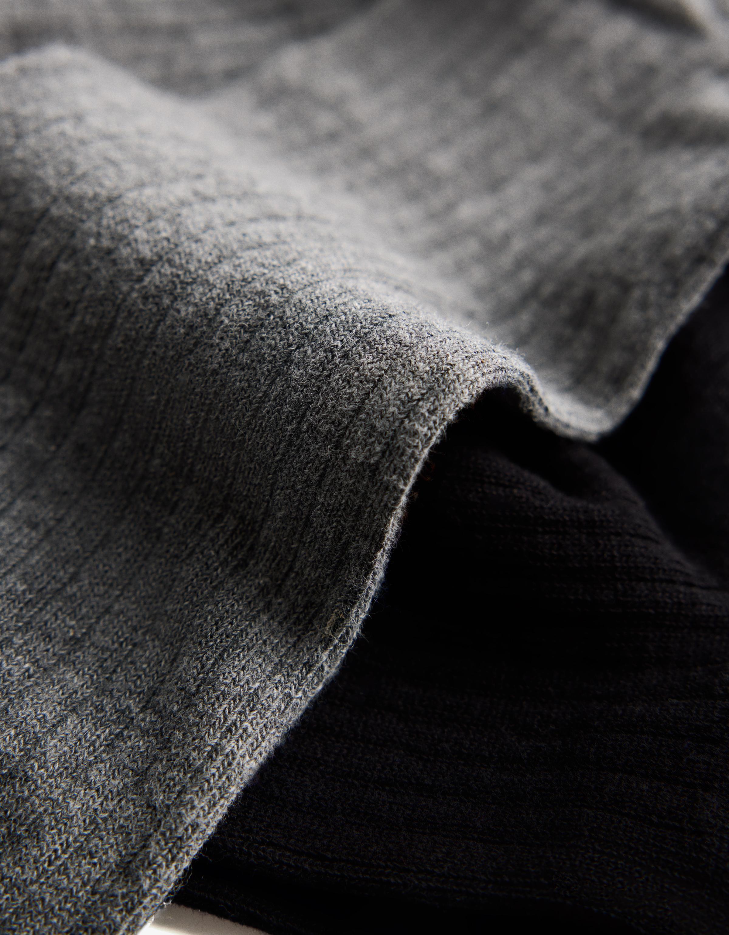 Pack of 2 ribbed socks — Black