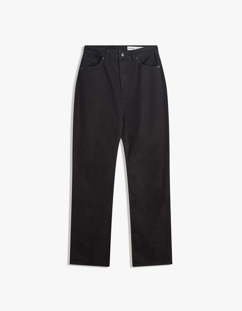 Straight-Jeans-Schwarz-3