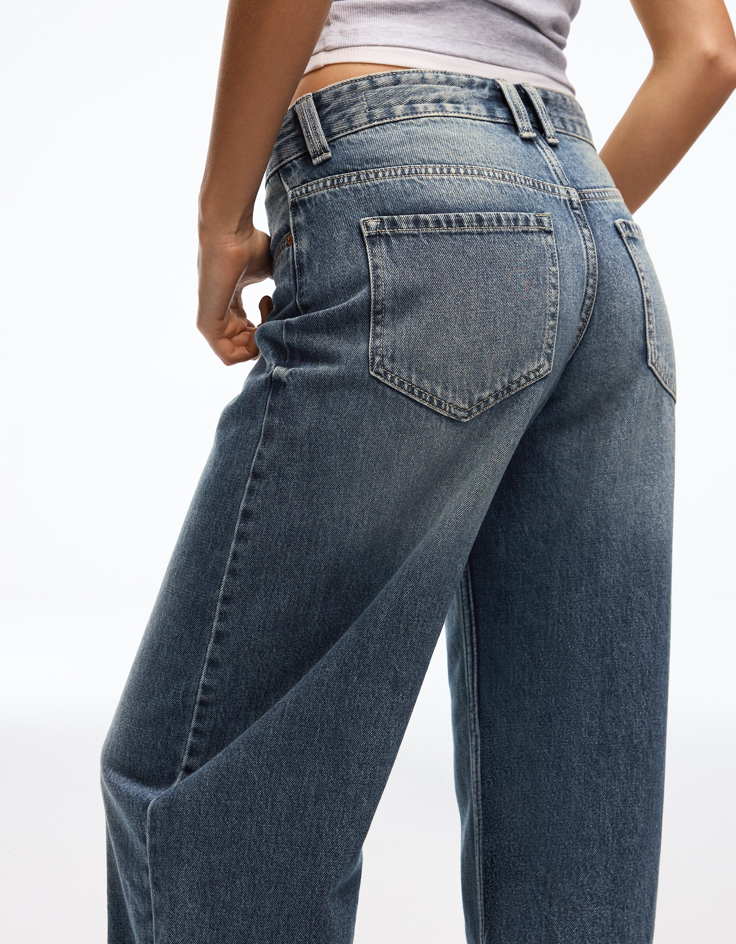 Düşük bel baggy barrel fit jean - Görsel 34