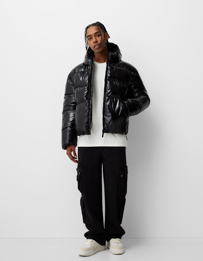 Chaquetas Hombre Chalecos De Pelo Bershka Ropa Chaqueta Bershka