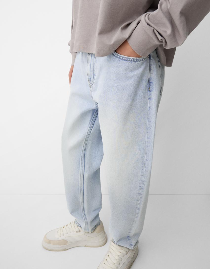 Loose fit jeans-Light blue-3