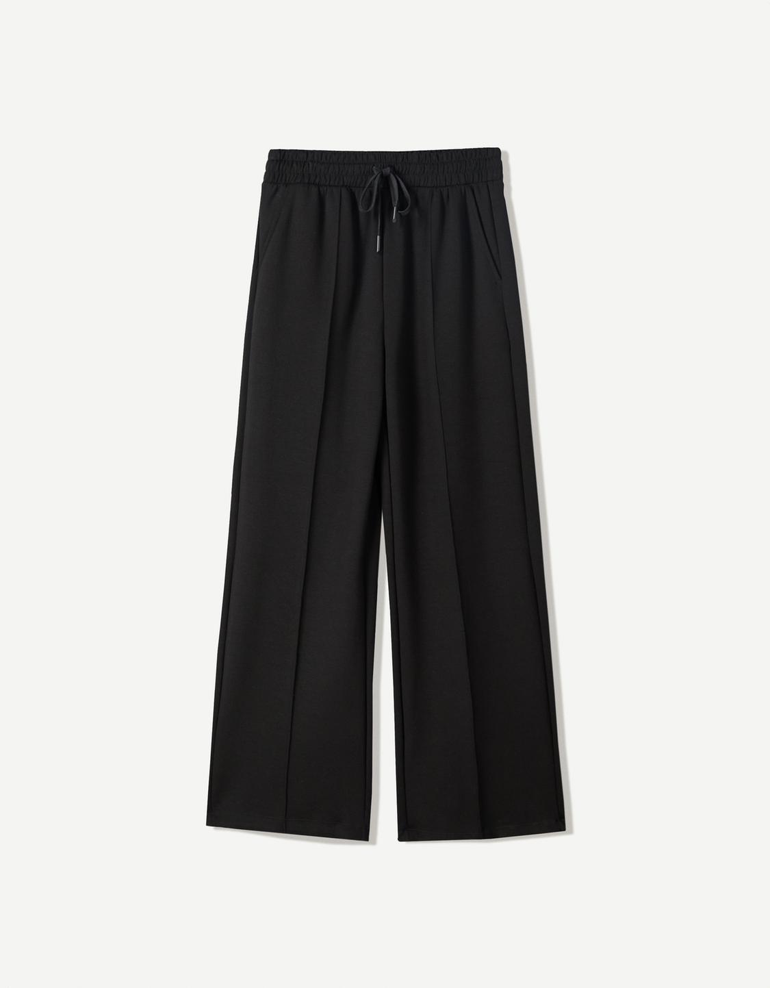 Pantalón wide leg soft touch