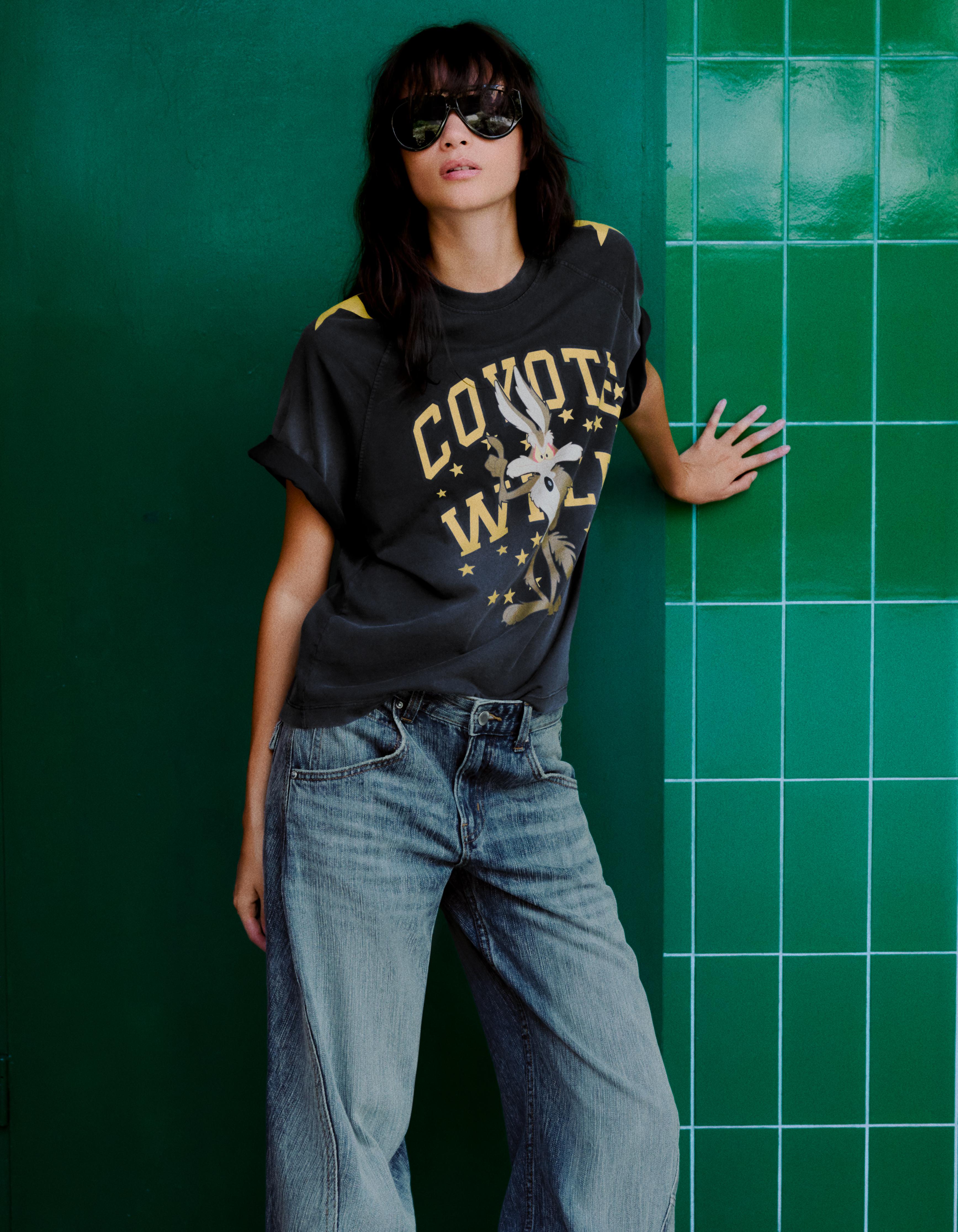 LOONEY TUNES oversize short sleeve T-shirt — Grey