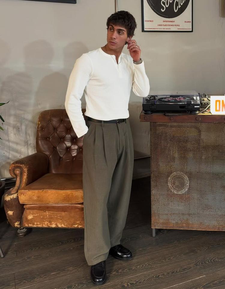 Super baggy fit tailored pantolon