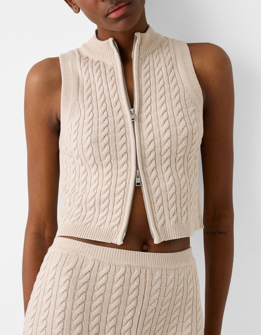 High neck top-Stone-6