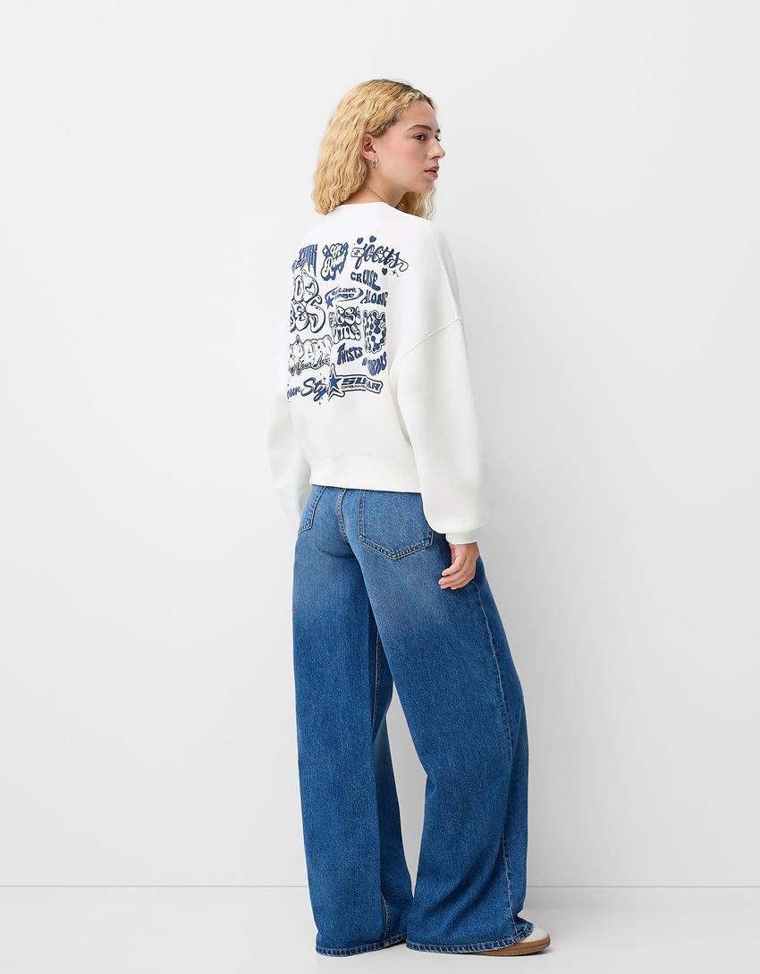 Sudadera Capucha Sudaderas Bershka Mujer 2021 Bsk Sudaderas