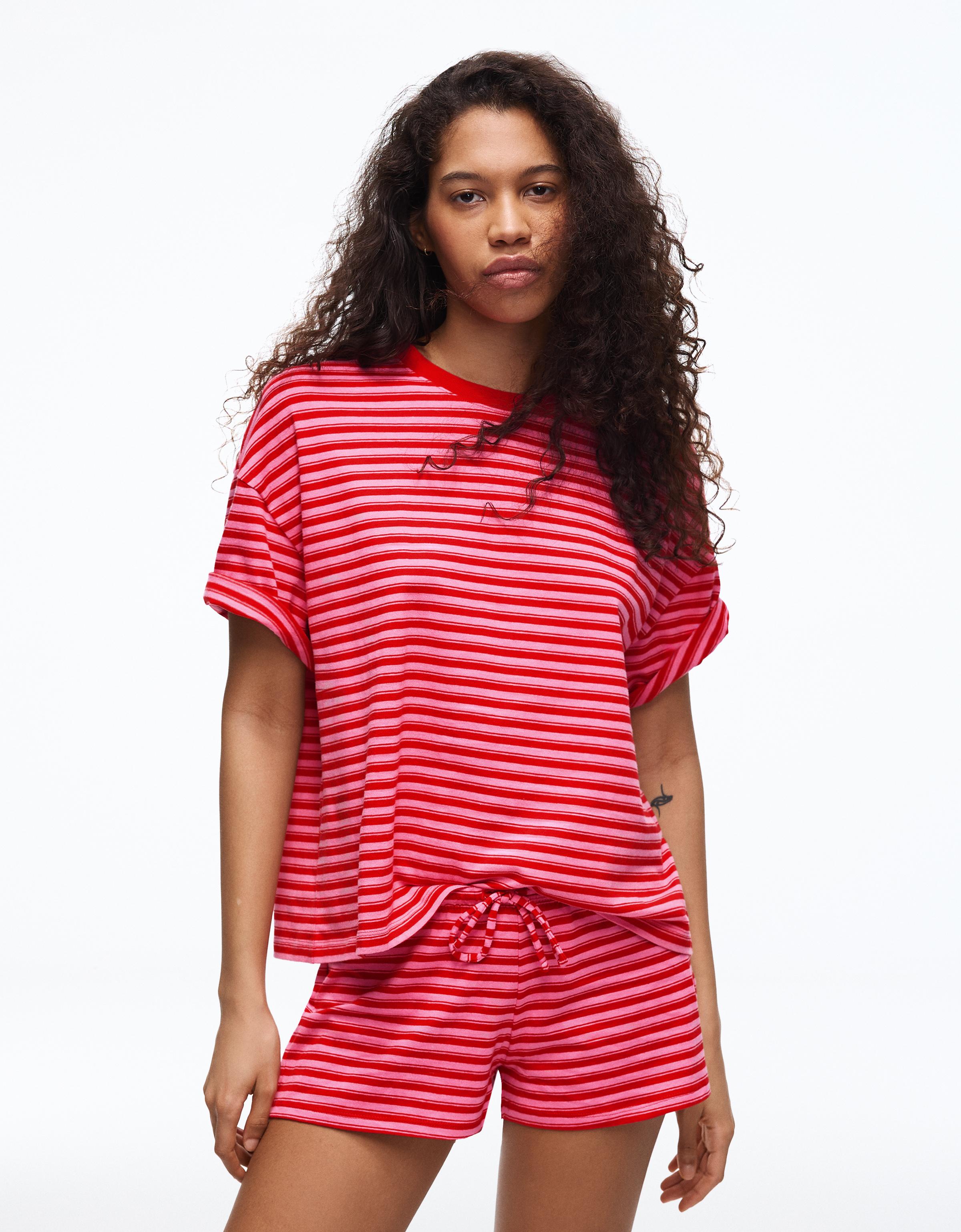 Lastikli belli kısa şort - Görsel 16