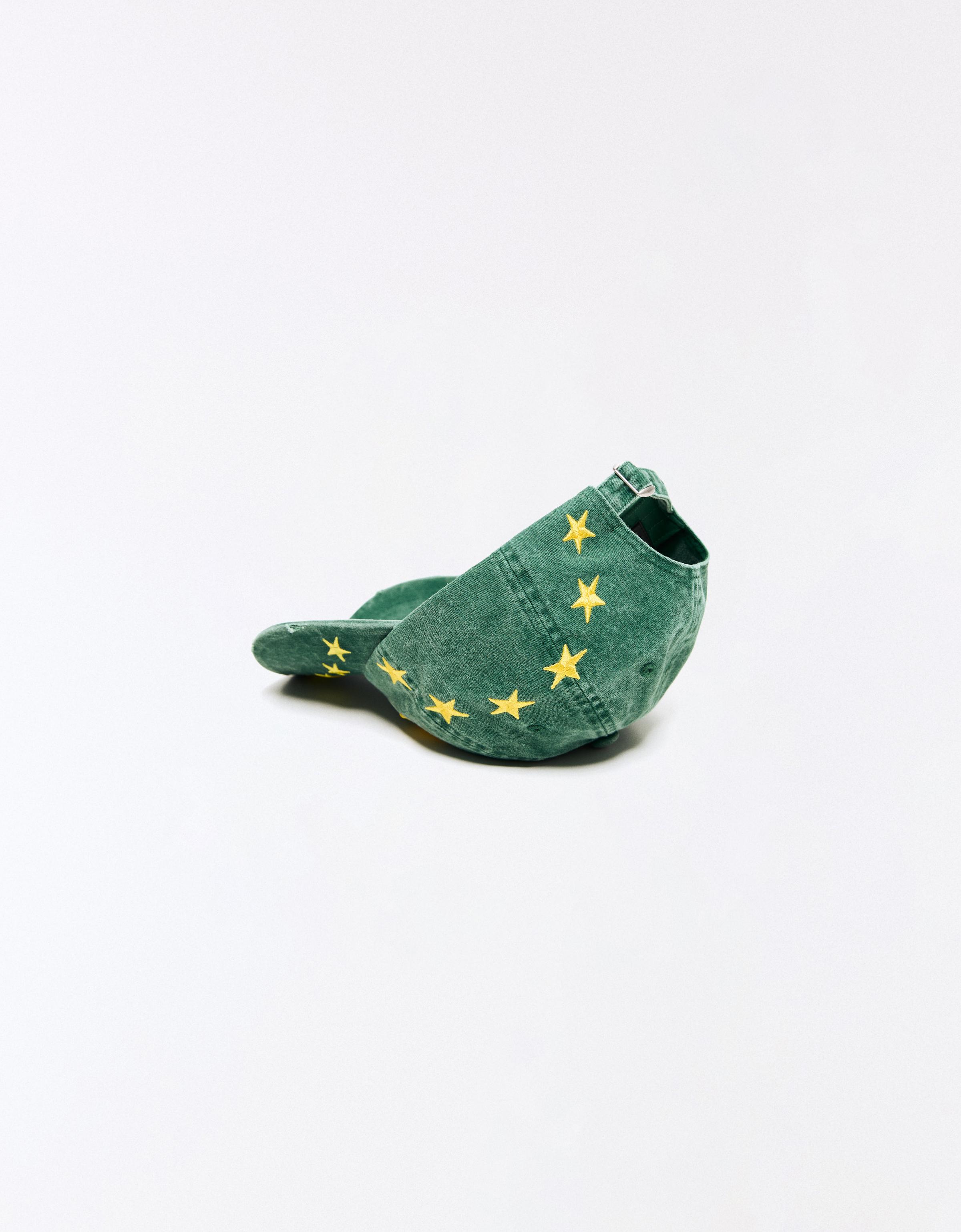 Brazil embroidered cap — Yellow