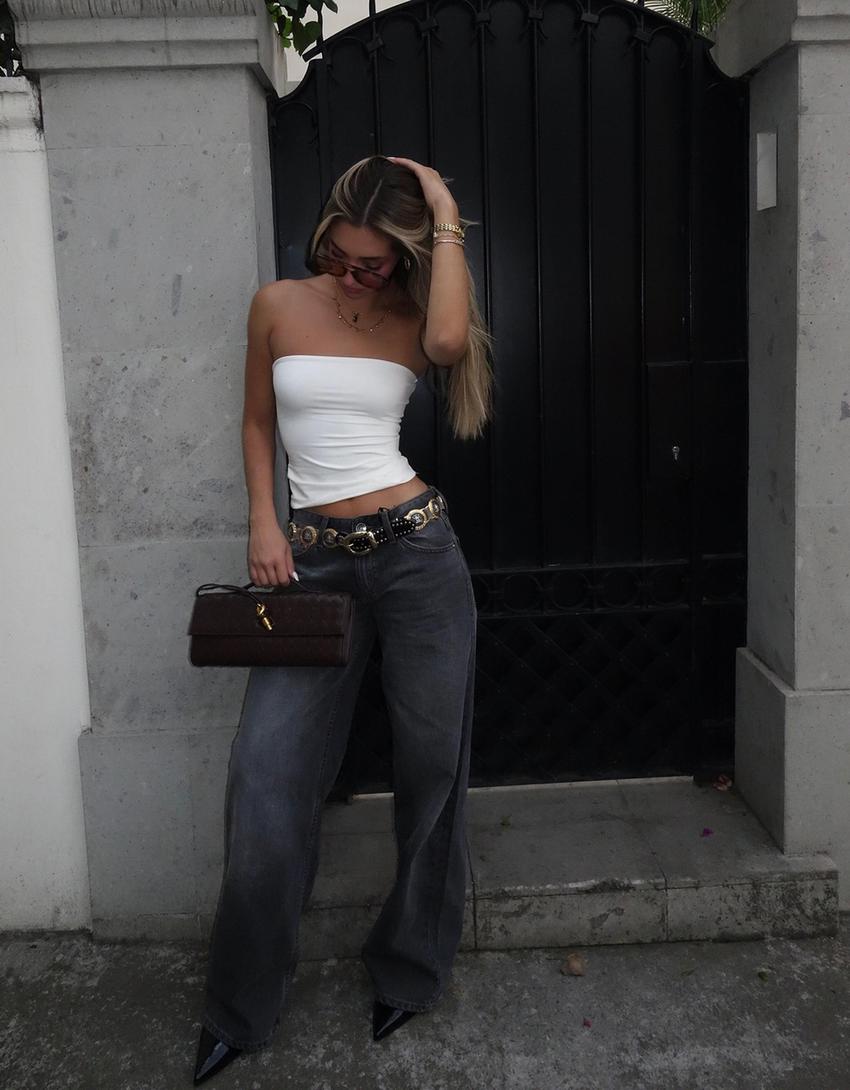 Bandeau top-Cream-5