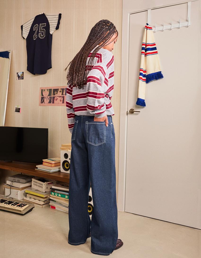 Baggy jeans-Navy-1