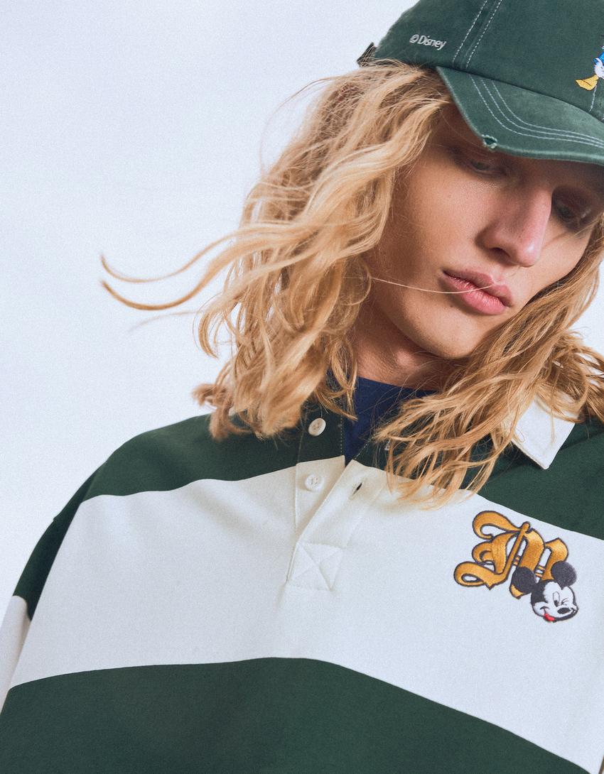 Polo en molleton Mickey Mouse-Vert