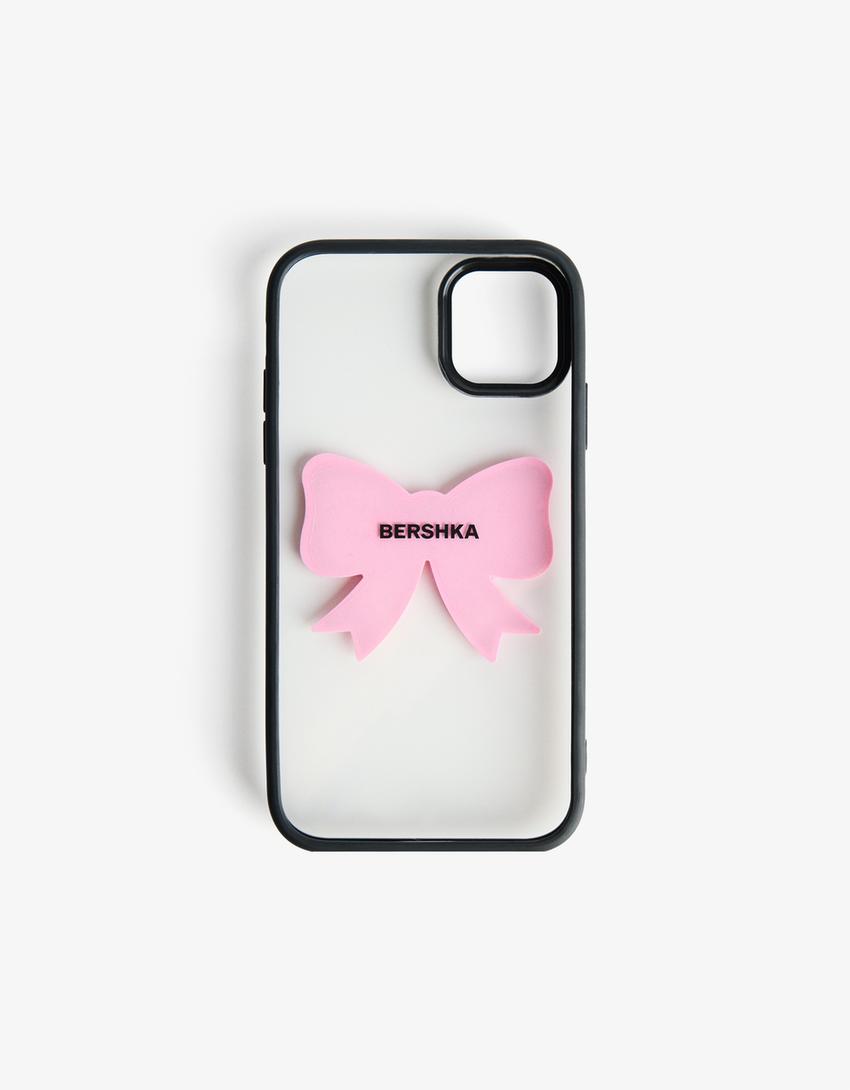 Funda móvil lazo ventosa-Rosa-2