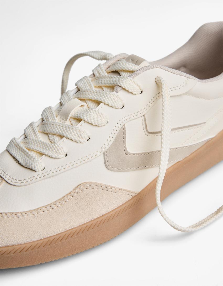 Zapatillas retro-Blanco