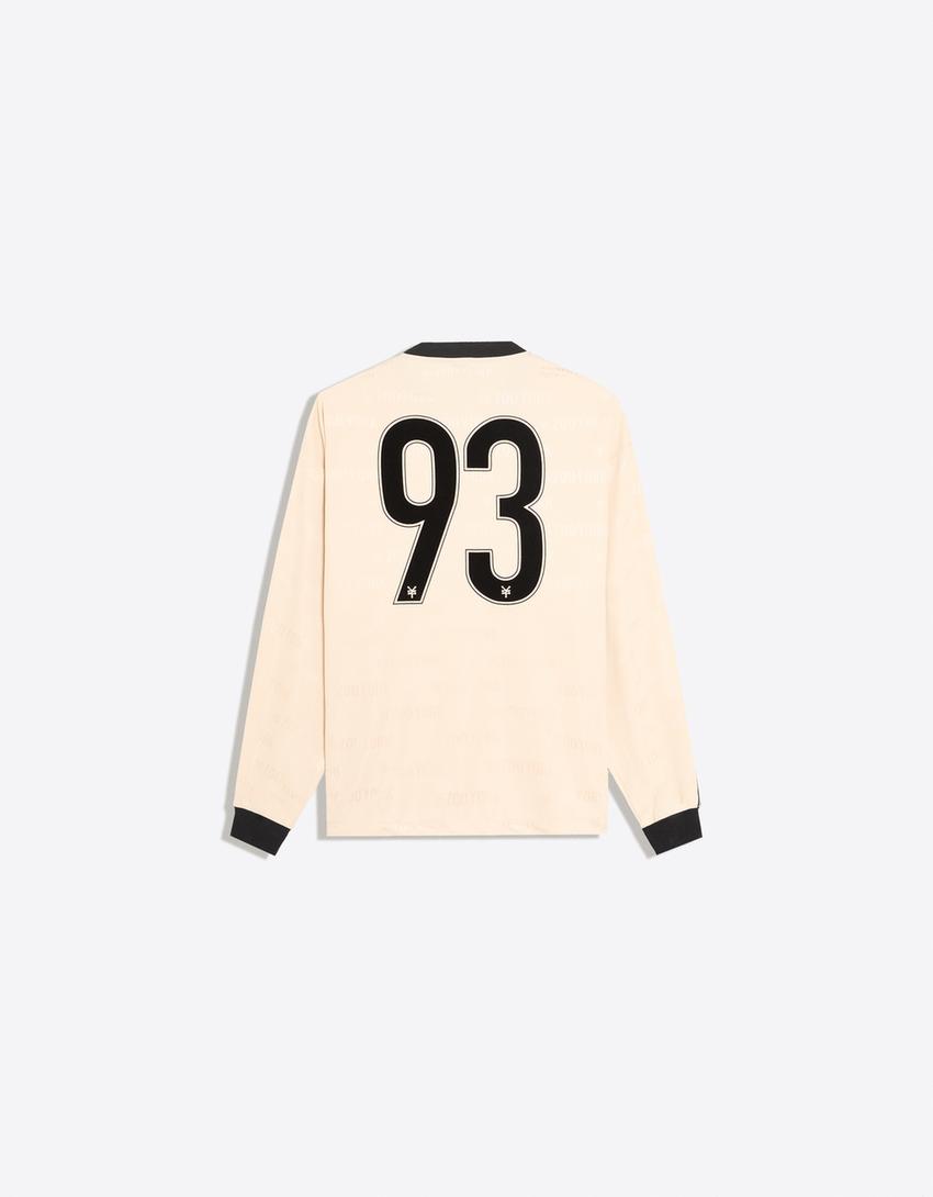 Техничный лонгслив ZOO YORK X BERSHKA-Золотой