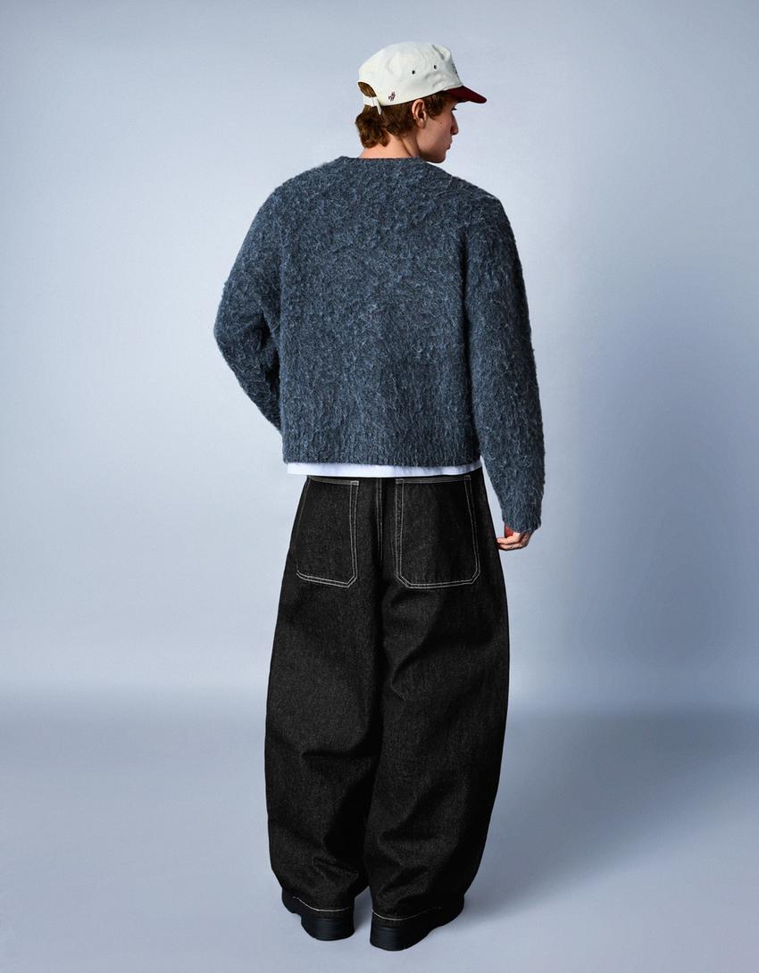 Jean barrel fit-Noir