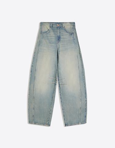 Barrel leg jeans — Light blue 4