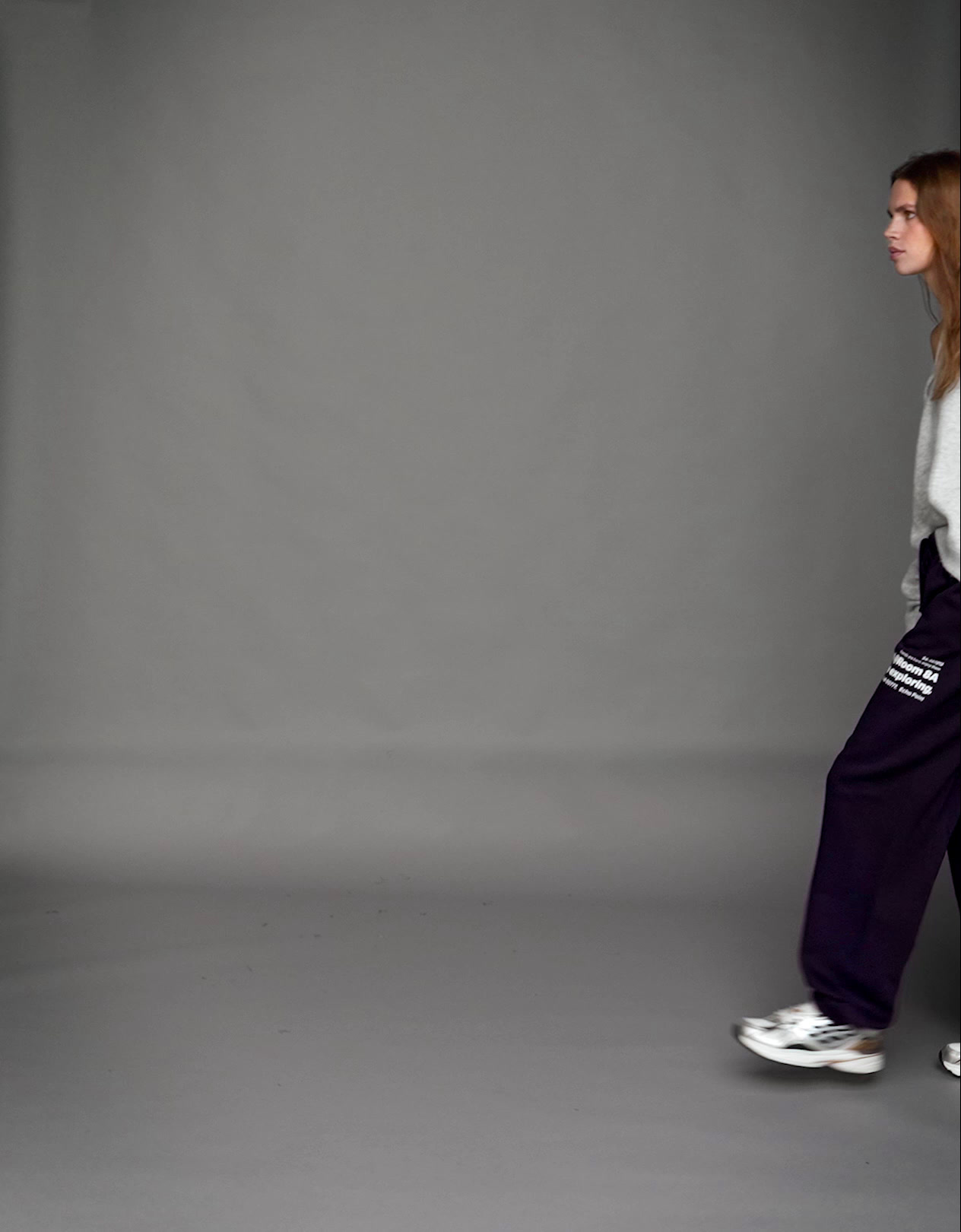 Baskılı jogger fit şardonlu eşofman altı - Görsel 15