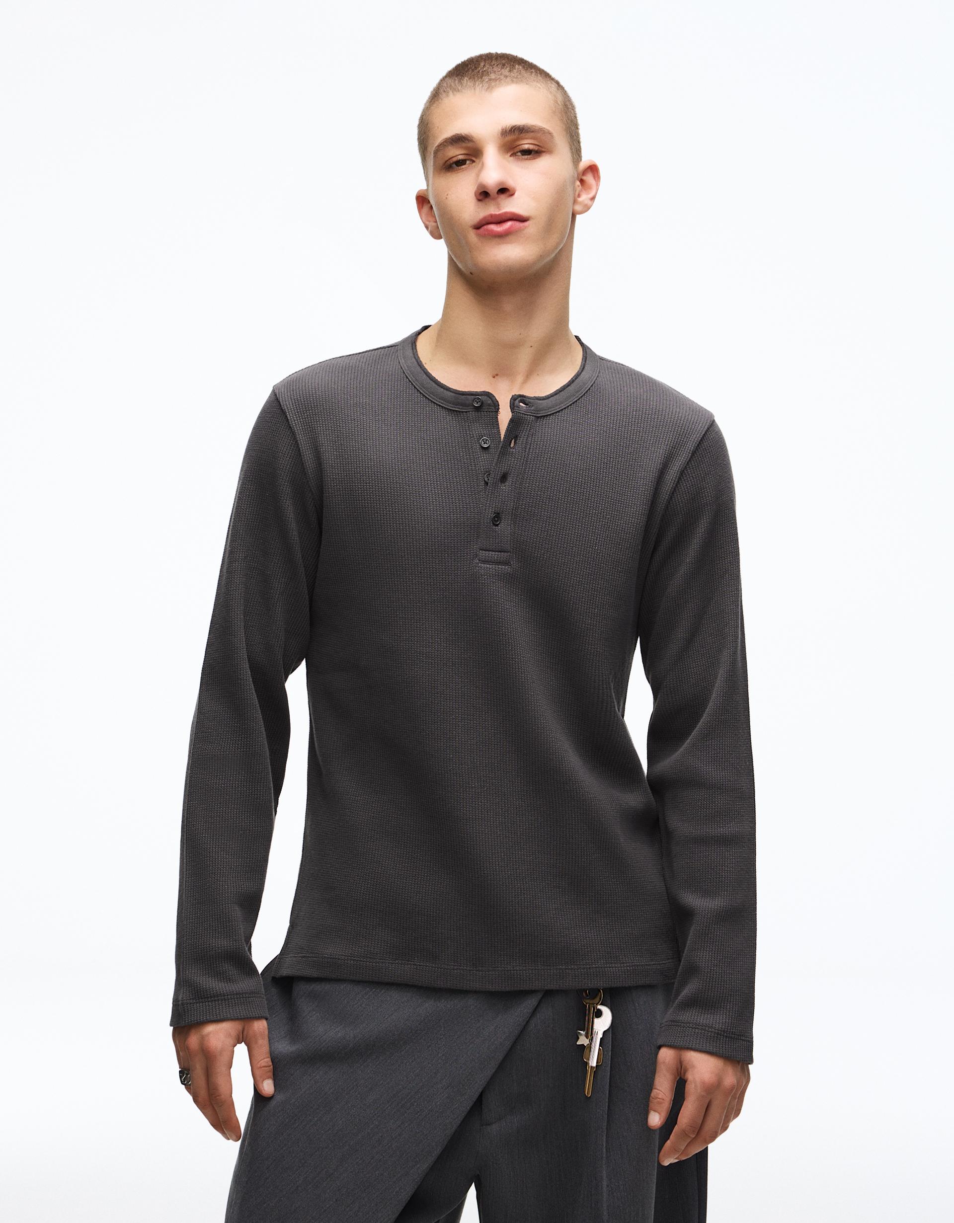 T-shirt con collo serafino - BEIGE - Taglie forti - Uomo - 13.00 T-shirt con collo serafino - BEIGE - Taglie forti - Uomo - 13.00