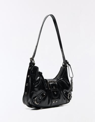 Buckle shoulder bag — Black 2