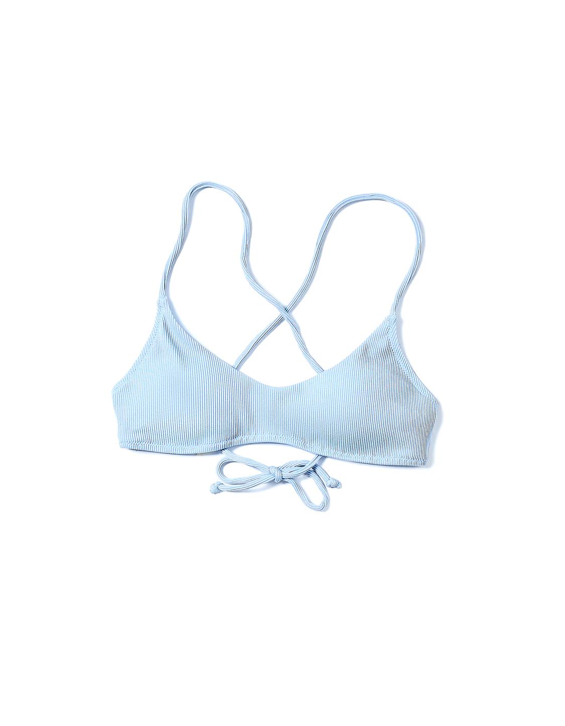 Textured bikini top