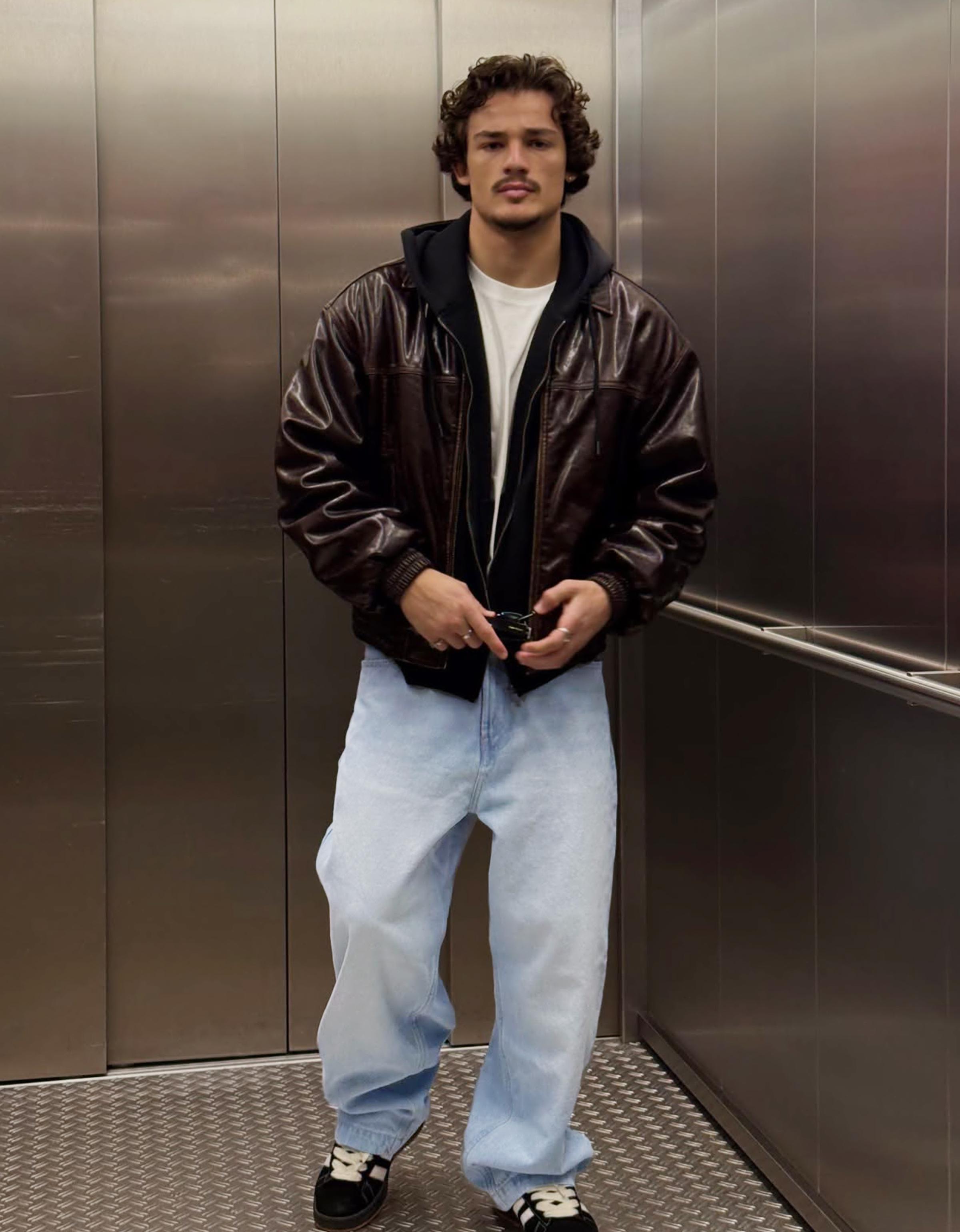 Suni deri ceket - Görsel 53