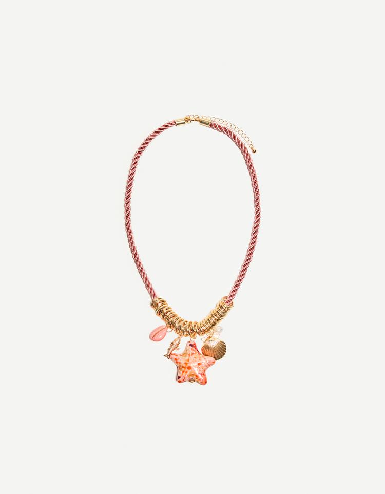 Star cord necklace