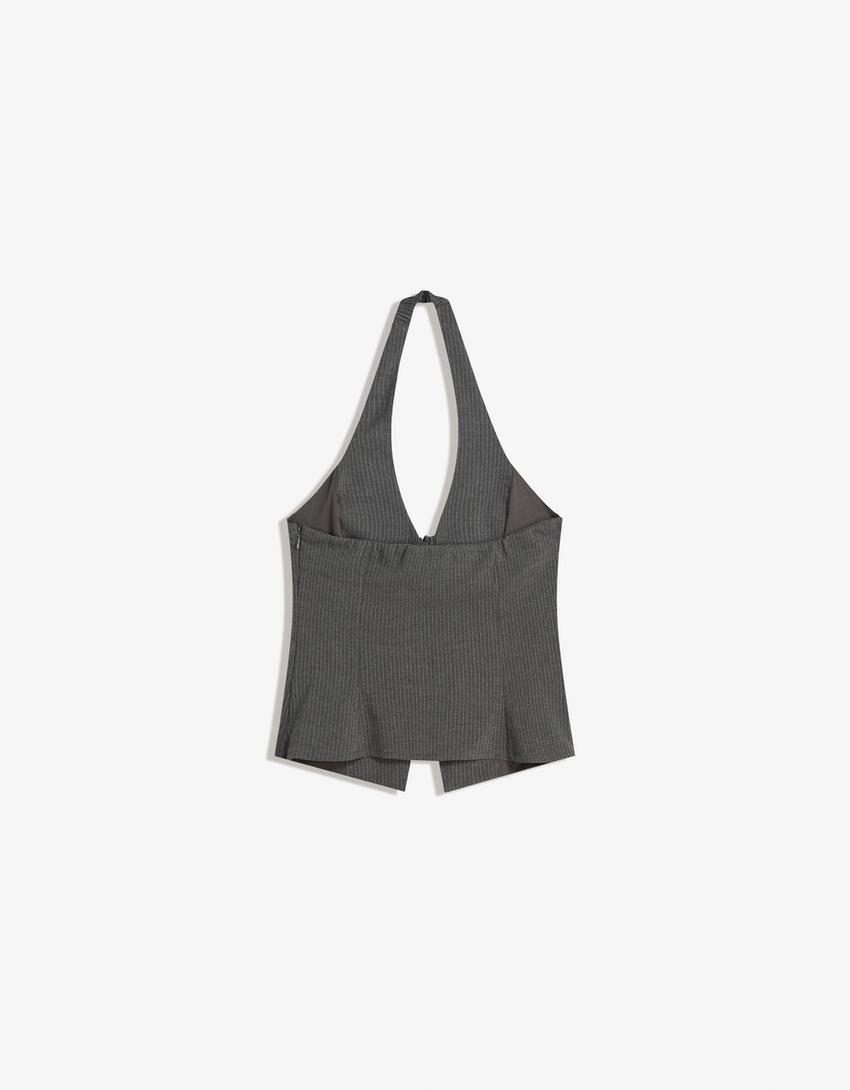 Bengaline halter top-Grey-5