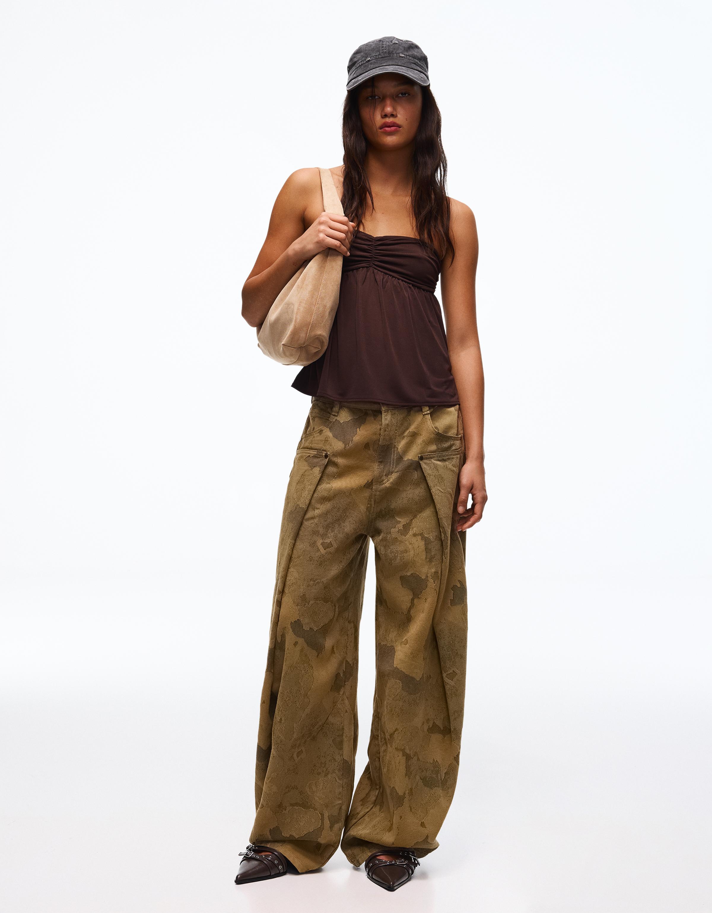 Arkası bağlamalı bandeau top - Görsel 27