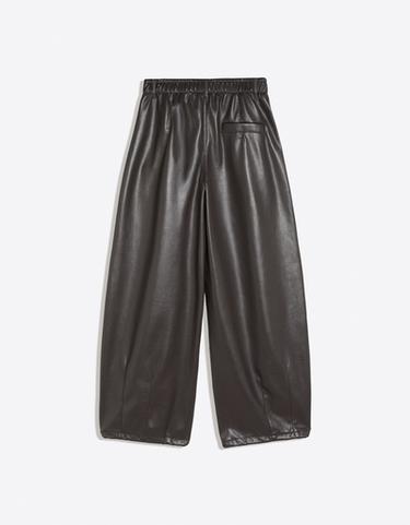 Sarouel trousers leather effect — Grey 6