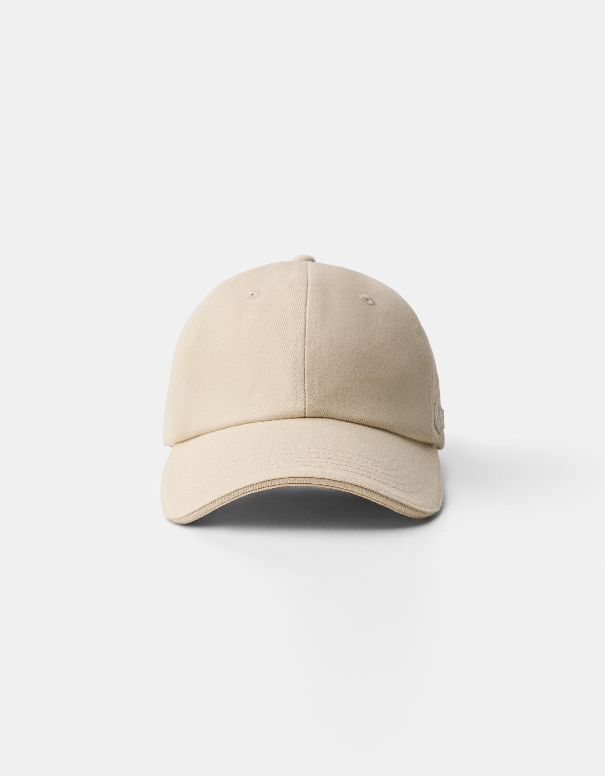 Bershka Basecap Mit Stickerei Herren Sandfarbe