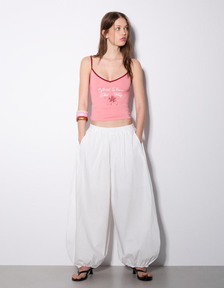 Desenli askılı top