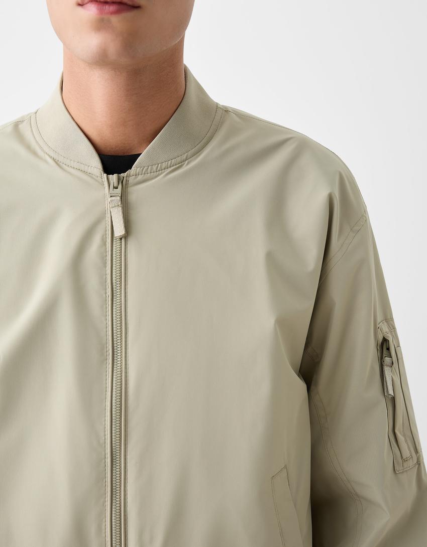 Blusão bomber leve-Caqui-5