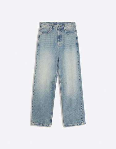 Neobarrel jeans with back buckle — Light blue 6