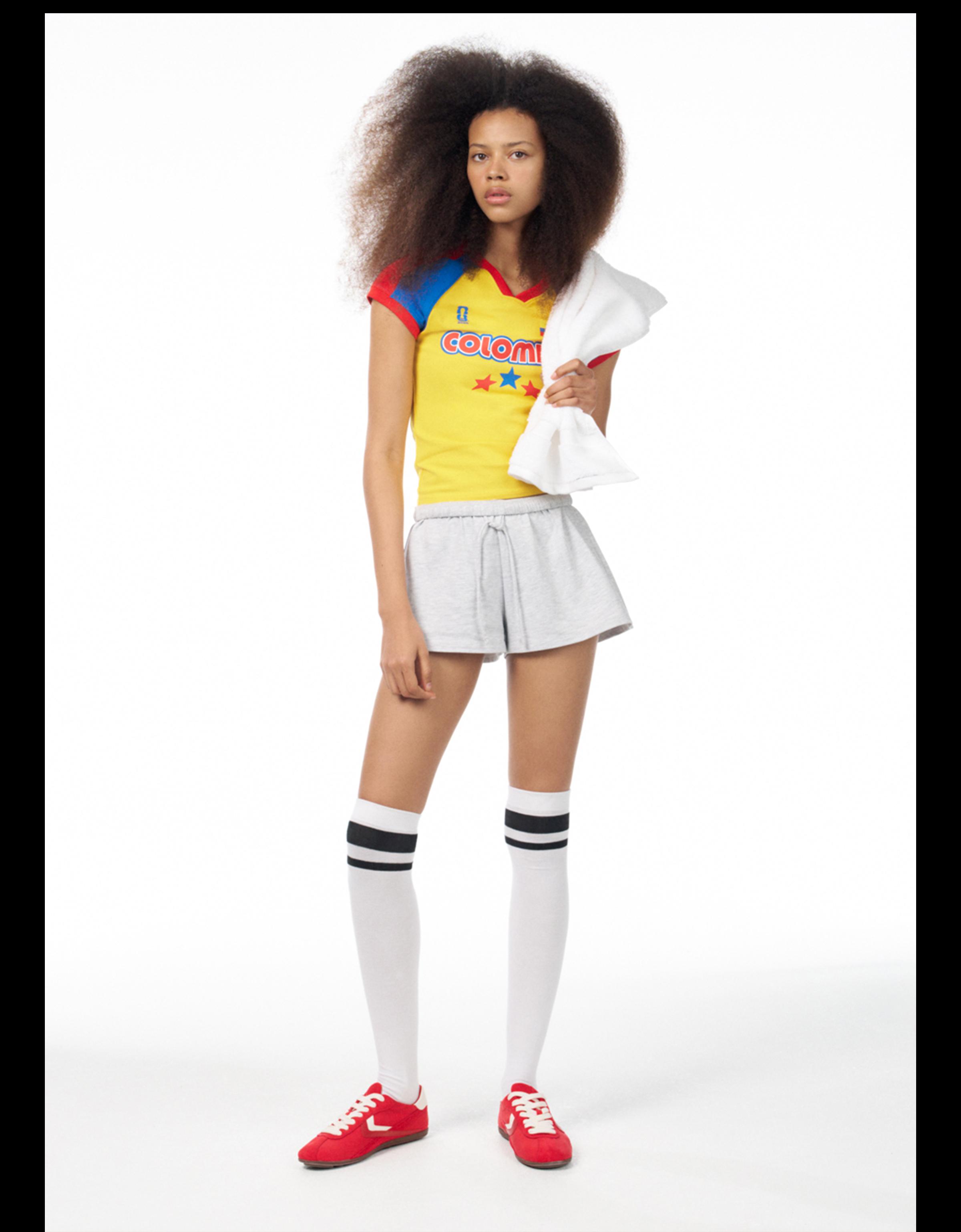 Colombia FIFA WORLD CUP™ V-neck T-shirt — Yellow