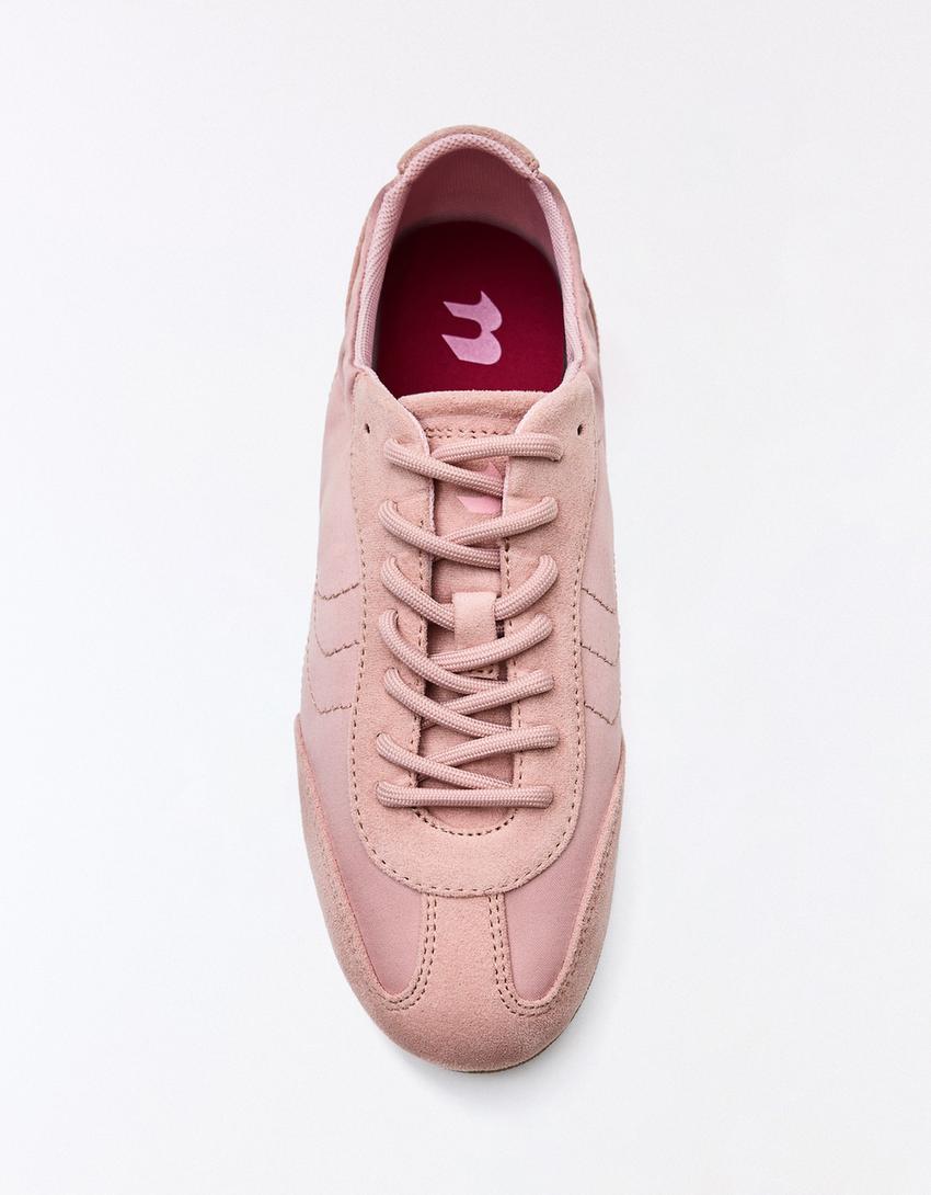 Sneakers suola sottile-Rosa