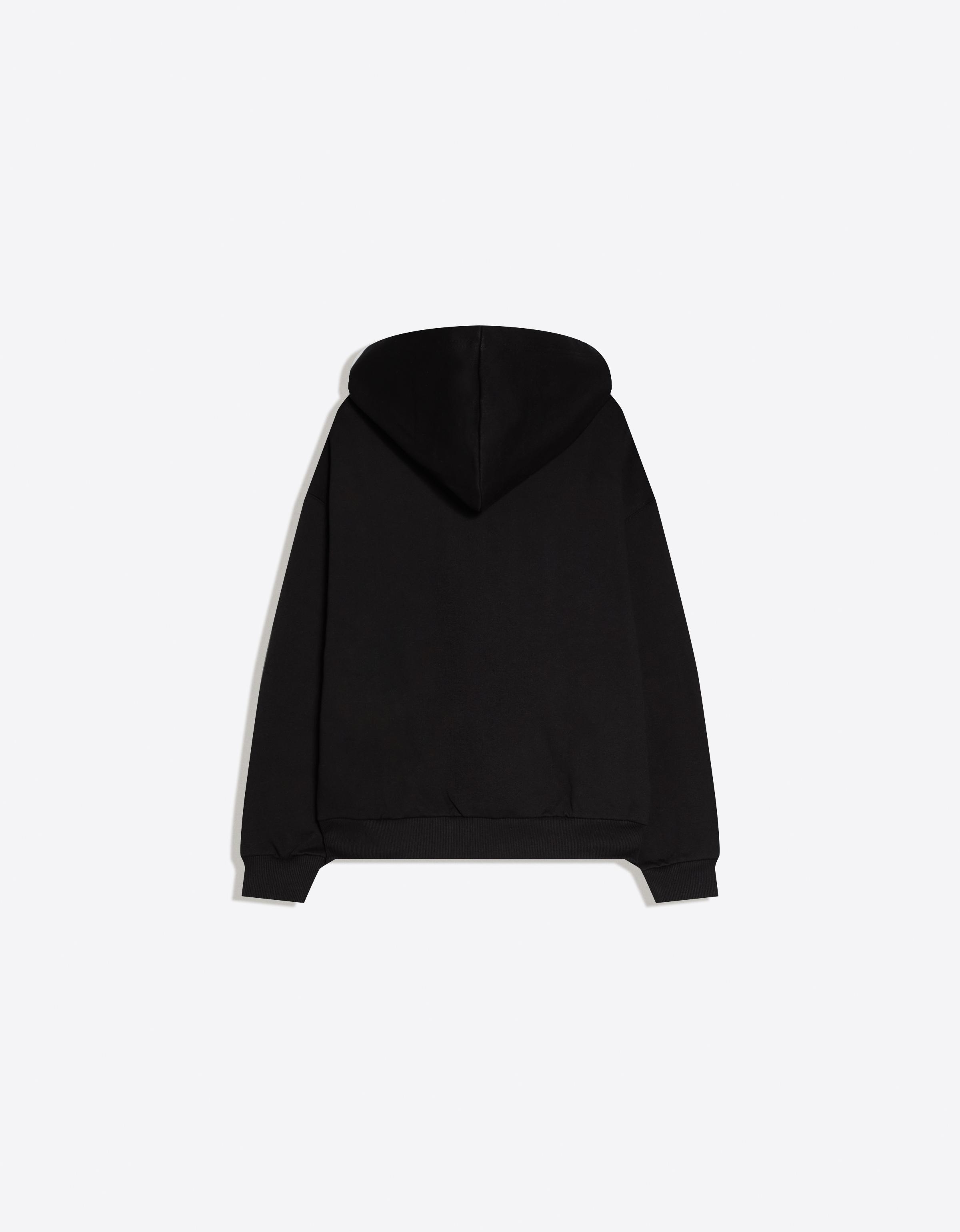 Jennie Ruby print hood sweatshirt with hood sweatshirt - Black