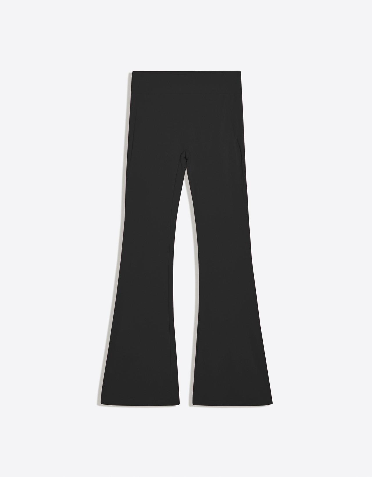 Technical flared trousers Breathable & Quick-Dry — Black