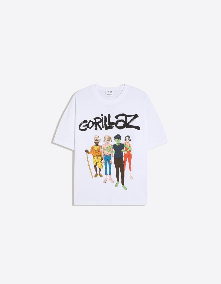 GORILLAZ relaxed fit print T-shirt-Off white