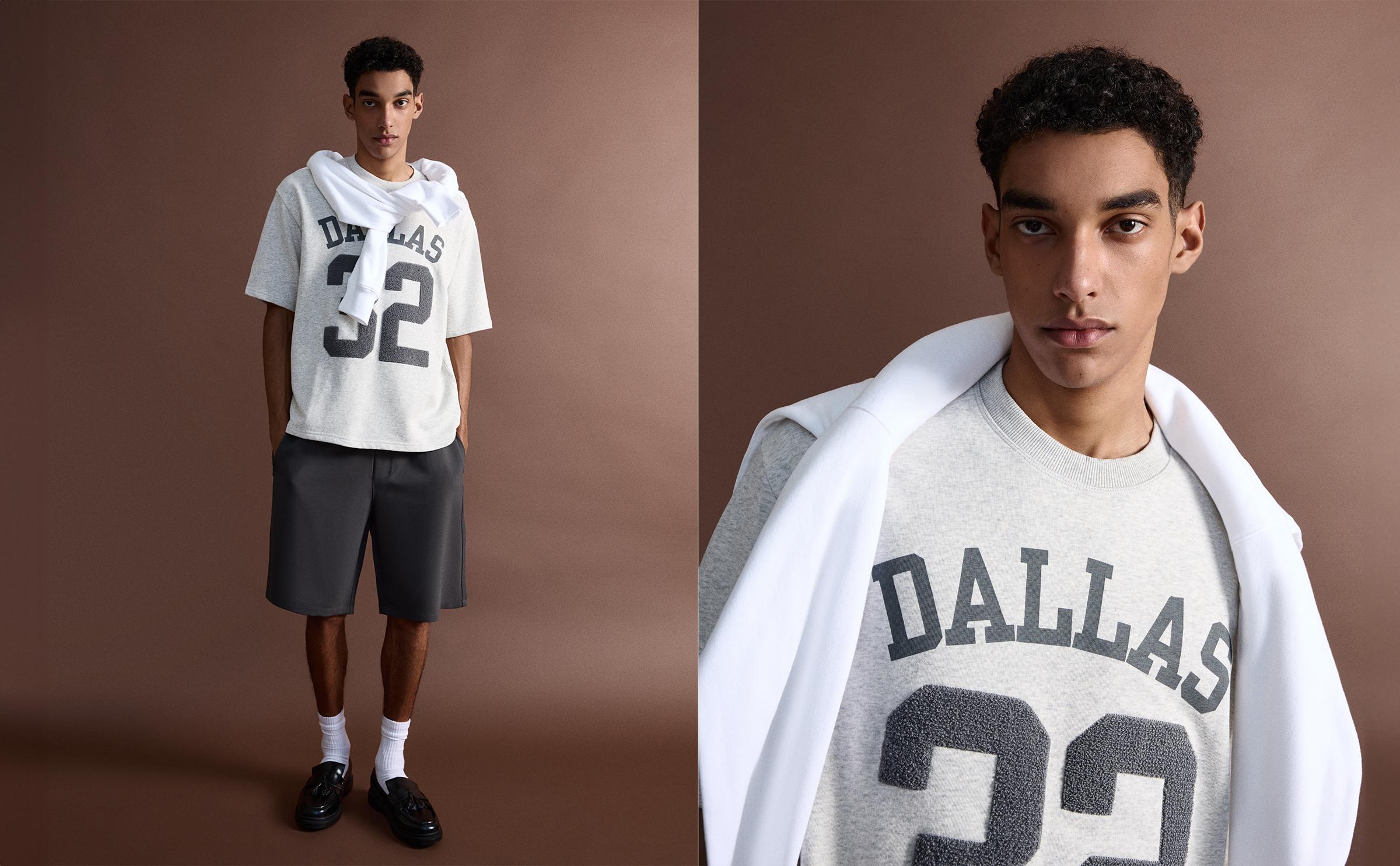 Short sleeve plush sports T-shirt